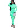 Vestido Transfronteiriço Europeu e Americano 2025 Novo Estilo Manga Curta Sexy Ajustado ao Corpo Amazon Aliexpress K9598 Item Quente