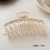 Pinza para el Cabello de Tiburón de Felpa Acrílica de Alta Gama Pinza Grande Accesorios para el Cabello de Mujer Volumen del Cabello Múltiples Capas Melena de Cabello Pinza para el Cabello