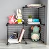 Al por mayor Malla Capas Partición Armario Closet Divisor de Capas Estante de Almacenamiento de Hierro Rejilla Dormitorio Estante de Almacenamiento por Capas