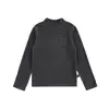 Camada Base Infantil Wuli Bu Yi Inverno Novo Estilo Gola Meia Alta Infantil Camiseta Térmica Justa Simples Top para Menina