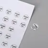 Etiqueta de Control de Calidad Adhesiva Etiqueta de Aprobación Blanca Redonda Aprobación Inspección de Calidad Adhesiva Marca Registrada Etiqueta No Conforme