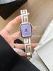 Para Apple watch forma trasera gota de pegamento taladro correa de pulsera de metal Apple 18 mm correa de reloj de moda para mujer