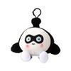 Nuevo llavero de peluche con forma de huevo de dibujos animados, colgante para bolso, juguete de peluche corto japonés