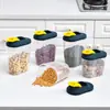 Caja de Almacenamiento para Granos, Frasco Sellado de Grado Alimenticio, Caja de Almacenamiento Doméstica a Prueba de Insectos y Humedad para Cocina, Frasco de Almacenamiento de Granos para Sala de Estar