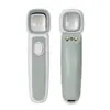 Lupa Portátil 2 LEDs 1 UV Detector de Dinheiro Falso 36X 44X Lente Quadrada Avaliação de Joias Antigas Coleção Lupa 50X 32