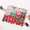 Acessórios de Cabelo Personalizados para Meninas de Natal Transfronteiriços Tecido Estampado Alce Acessórios de Festa Princesa Grampo de Cabelo Grampo de Cabelo 4791