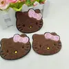 Lindas Pegatinas Mágicas Negras de Gato Kt Bordadas, Pegatinas Creativas y Divertidas para Regalos Pequeños, Adhesivo para Cabello para Fijar Cabello Suelto y Flequillo