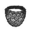 Novo Estilo Flor de Ameixa Vazada Faixa de Cabelo Contas para Unha Voz que Balança Celebridade da Internet Borda Larga Cobertura de Cabelo Pressionada Faixa de Cabelo para Cabelos Brancos Acessório de Cabeça Feminino Headgear Faixa de Cabelo