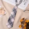 Corbata Jk Cuadros Rojos Decoración de Graduación Femenina Estilo Universitario Estudiante Corbata de Moño Infantil Gratis Camisa Camisa