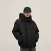 Roupas de Algodão Grossas de Inverno Bonitas Moda Alto Padrão Senso de Design Nicho Jaqueta Acolchoada de Algodão com Capuz Casaco de Rua Europeu e Americano Moda Casal