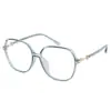Nueva versión coreana de gafas con montura anti-luz azul, montura grande, cuadradas, lisas, con lentes para miopía.