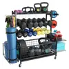 Rack de Armazenamento de Halteres de Grande Capacidade para Equipamentos Esportivos Transfronteiriços Rack de Armazenamento de Equipamentos de Fitness Rack Organizador de Tapetes de Yoga Rack de Armazenamento
