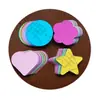 Niños de Preescolar y Estudiantes Papel Cartón con Forma de Corazón Redondo, Estrella de Cinco Puntas, Flor de Ciruelo de Colores Papel de Colores Papel de Origami Recorte de Papel