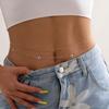 Joyería transfronteriza europea y americana moda geométrica ojo cadena corporal para mujer doble capa simple combinable fina cadena de hueso de serpiente cadena para cintura