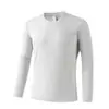 Roupa de trabalho para treinador de fitness ao ar livre, roupa de tênis masculina transfronteiriça, roupa de pickleball, camiseta esportiva de manga comprida de secagem rápida, feita sob medida