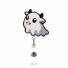 Fuente Spot Nuevo Transfronterizo Brillo Acrílico Creativo Animal Rotación 360 grados Pin de Cocodrilo Carrete Retráctil para Insignia