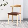 Silla de Comedor, Silla de Dormitorio, Taburete para Escritorio de Estudio, Silla de Cuerno de Imitación de Madera Maciza para el Hogar, Silla con Respaldo, Mesa y Sillas de Comedor Modernas Minimalistas