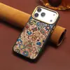 Funda de teléfono con carga inalámbrica magnética adecuada para Iphone18Promax, Apple 17, Marco metálico para lente, Funda protectora de cuero