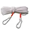 Cuerda de Seguridad, Cuerda de Escalada, Cuerda de Escape para Trabajos en Altura, Cuerda Salvavidas, Cuerda de Descenso Rápido, Cuerda para Limpieza de Paredes Exteriores, Tendedero de Nylon