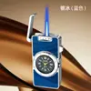 Encendedor Creativo de Reloj de Cuarzo, Encendedor Funcional Recargable de Llama Azul Directa, Encendedor de Cigarrillos, Encendedor a Prueba de Viento para Exteriores