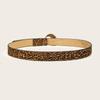 Cinto das Mulheres Ins Estilo Nova Chegada Coreia do Sul All-Match Moda Jeans Decorativos Vintage Leopard Print Cinto Fino das Mulheres em estoque Trendy
