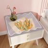 Mesa de noche Tulipán tapete de cuero funda para lavadora de tambor cubierta antipolvo impermeable protector solar refrigerador de una y dos puertas tela