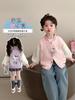 Chaqueta de Béisbol para Niñas Primavera y Otoño 2025 Estilo Nuevo Cárdigan de Dibujos Animados para Bebé Estilo Coreano Top Casual para Niños