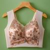 Nova roupa íntima explosiva para mãe, sutiã esportivo grande com laço e sem aro, confortável para dormir