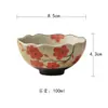 Taza de Cerámica Vintage con Glaseado de Caramelo, Pintada a Mano con Flor de Ciruelo Rojo para Uso Doméstico, Taza de Té Grande, Taza Individual para Juego de Té Kung Fu