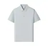 Camisa Polo Sin Costuras de Sensación Helada de Verano 10A Antibacterial Protección Solar Fresca Manga Corta Estilo Unisex