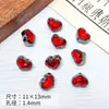 Serie Roja y Negra Guirnalda de Mariposa Rosa Colgante de Aleación Pulsera DIY Hecha a Mano Collar Colgante de Pulsera Accesorios de Joyería