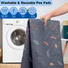 Almofada de fralda para cachorro respirável de secagem rápida com malha nova estampada para uso transfronteiriço, almofada de fralda para animal de estimação com forte sucção, almofada de fralda para animal de estimação espessa