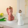 Anjo da Nova Bênção Transfronteiriça Ornamentos Estilo Europeu Decoração de Artesanato em Resina para Casa Sala de Estar Entrada Armário de Vinho Armário de TV
