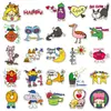 50 pegatinas originales de estación de energía feliz, pegatinas decorativas impermeables pintadas a mano con energía positiva, curativas e inspiradoras, inglés, transfronterizas