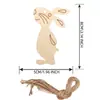 Etiquetas Colgantes Navideñas de Madera Transfronterizas Etiquetas Pequeñas de Madera Colgante Grabado Manualidades Joyería Regalos Procesamiento Hueco Láser