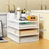 Estante para Archivos de Escritorio Oficina Suministros de Oficina Daquan Estante de Archivos Multicapa Estante para Archivos A4 Archivo de Datos