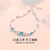Pulsera de alas de ángel para mujer, pulsera de plata de ley 925, diseño de nicho de Ins, joya de mano de influencer, regalo de moda para amigas estudiantes