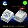 Fabricante de Shenzhen 3528 Smd Contas de LED Verdes 0.06W Luz Verde Indicador de Alto Brilho Contas de LED Smd Decorativas