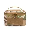 Bolsa Tática para Armazenamento de Munição Bolsa Utilitária de Mão para Acampamento ao Ar Livre Bolsa de Higiene Pessoal Entusiasta Militar Equipamento Tático Bolsa MOLLE