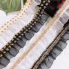 Nuevo Estilo Fragante de Encaje Plisado de Organza de Seda de Cebolla Creado Encaje Accesorios de Ropa para Mujer para Niños Accesorios Textiles para el Hogar