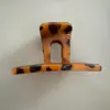 Pinza para el Cabello de Leopardo New Retro Transfronteriza de Gama Alta Pinzas Grandes para el Cabello Europeas y Americanas Pinza de Tiburón Pinza para el Cabello en la Parte Posterior de la Cabeza
