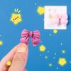 Lindo Lazo Rosa Hecho a Mano DIY Funda para Teléfono Móvil Pegatinas para Tazas de Refrigerador Pasador Accesorios para el Cabello Joyería Accesorios de Resina Material