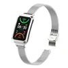 Adecuado para Correa de Reloj Oppo Bracelet 2 Acero Inoxidable Correa con Hebilla Deslizante Milanesa Correa para Oppo Watch Free