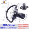 Tornillos de Cámara de 1/4 Acero Inoxidable Placa de Liberación Rápida Cordón Anillo de Apriete Manual Cuarto Tornillos de Liberación Rápida Tamaños Completos