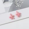Aerosol piel flor pequeña mariposa cabeza de oso colgante aleación diy tridimensional color color Macaron accesorios de joyería