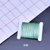 Cinta Delgada 2mm Cinta de Satén Cinta de Colores Cinta de Seda Cinta para Decoración de Muñecas Hechas a Mano Cinta para Regalos DIY Cinta para Marcadores de Libros Cinta para Coletas