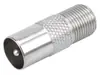 Adaptador de TV Hembra a Rosca Británica F Macho Conector F Conector Hembra de TV Enchufe F/Rf Conector de Decodificador de TV