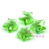 Colgante de estrella de cinco puntas de 14 mm, cuentas de vidrio de cristal artificial, decoración de moda creativa, accesorios de joyería DIY al por mayor