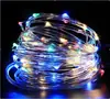 Luces de Alambre de Cobre Solares en Stock Impermeables para Exteriores Decoración de Atmósfera Navideña para Jardín y Patio Cadena de Luces de Hadas