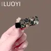 Franja Lateral Estilo Coreano Presilha Nova Grampo de Cabelo Acessório de Cabelo 2025 Nova Presilha de Cabelo Elegante com Strass Estilo Coreano para Mulheres Moda